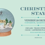 Immagine evento Christmas STAY – 28 dicembre – Cuevarock (CA) a Quartucciu (CA) No photo description available.