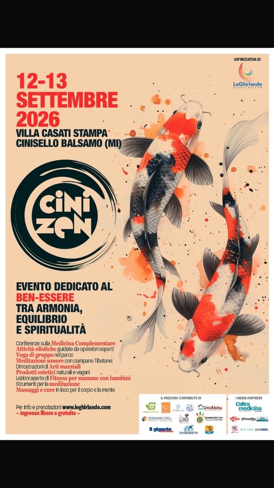 Evento CiniZEN Tra Terra e Cielo Locandina CiniZEN Tra Terra e Cielo - da sabato 12 settembre - domenica 13 settembre 2026 ore 10:00 ore 18:30