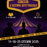 Immagine evento CIRCUS L’Ultimo Spettacolo a Pinerolo (TO) No photo description available.