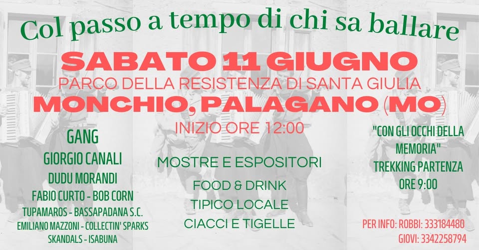 Evento Col Passo A Tempo Di Chi Sa Ballare Locandina Col Passo A Tempo Di Chi Sa Ballare - sabato 11 giugno ore 09:00 - 00:00