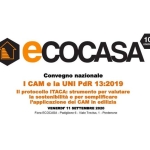 Immagine evento Convegno nazionale – I CAM e la UNI PdR 13 2019 a Pordenone No photo description available.