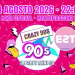 Immagine evento Crazy90S @Est – Montefiascone (Vt) a Montefiascone (VT) Crazy90S @Est - Montefiascone (Vt) a Montefiascone (VT) il 20 agosto 2026