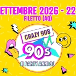 Immagine evento Crazy90S @Filetto (Aq) a L’Aquila (AQ) Crazy90S @Filetto (Aq) a L'Aquila (AQ) il 5 settembre 2026
