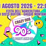 Immagine evento Crazy90S @Gaggio Montano (Bo) a Montefiascone (VT) Crazy90S @Gaggio Montano (Bo) a Montefiascone (VT) il 21 agosto 2026
