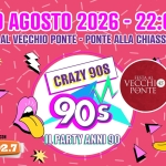Immagine evento Crazy90S @Ponte Alla Chiassa (Ar) a Arezzo (AR) Crazy90S @Ponte Alla Chiassa (Ar) a Arezzo (AR) il 29 agosto 2026