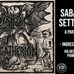 Immagine evento Death Dies & Megatherion Live a Castelfranco Emilia (MO) May be an illustration of text that says "SABATO 26 SETTEMBRE A PARTIRE DALLE 22:00 -INGRESSO GRATUITO- EGAT ECATLERO VIA DEI MILLE, 197- PIUMAZZO (MO) FP ALCO CE LA ROTTA"