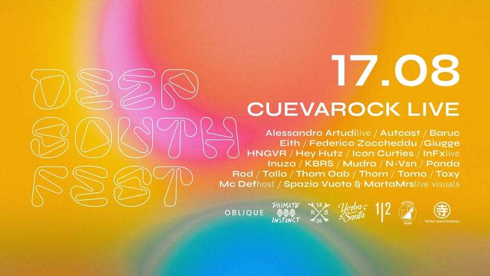 Evento Deep South Fest – CuevaRock Live Locandina Deep South Fest – CuevaRock Live - sabato 17 agosto ore 19:00 - 05:00