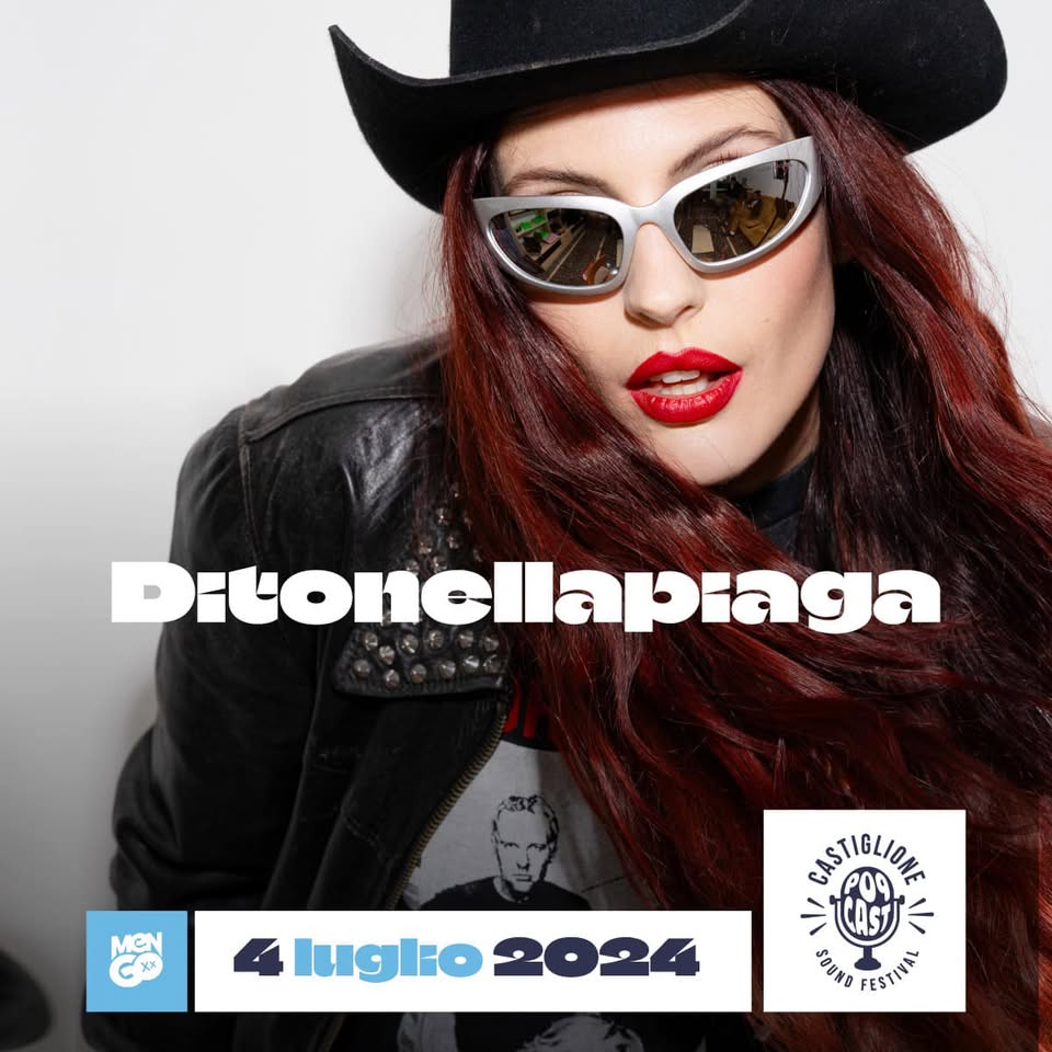 Evento DITONELLAPIAGA live – PopCast – Castiglione Della Pescaia (GR) Locandina DITONELLAPIAGA live – PopCast – Castiglione Della Pescaia (GR) - giovedì 4 luglio ore 20:00 - 22:00