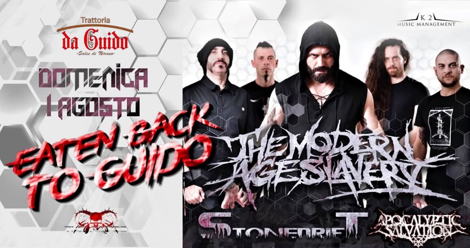 Evento Eaten Back to Guido vol.2 Live @Trattoria da Guido Locandina Eaten Back to Guido vol.2 Live @Trattoria da Guido - domenica 1 agosto ore 18:00 - 20:00