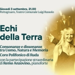 Immagine evento ECHI DELLA TERRA – 44° Festival Internazionale di Musica di Portogruaro a Portogruaro (VE) ECHI DELLA TERRA - 44° Festival Internazionale di Musica di Portogruaro a Portogruaro (VE) il 3 settembre 2026