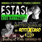 Immagine evento Estasi – Eros Ramazzotti Tribute@Falco D’oro – Curtarolo (Pd) a Curtarolo (PD) Estasi - Eros Ramazzotti Tribute@Falco D'oro - Curtarolo (Pd) a Curtarolo (PD) il 27 settembre 2026