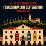 Immagine evento FAGAGNA 136 – Festeggiamenti Settembrini 2026 a Fagagna FAGAGNA 136 - Festeggiamenti Settembrini 2026 a Fagagna il 3 settembre - 13 settembre 2026