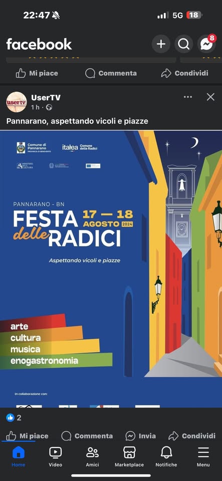 Evento Festa Delle Radici Locandina Festa Delle Radici - da sabato 17 agosto - domenica 18 agosto 2024 ore 00:00