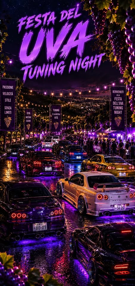 Evento Festa dell’Uva Tuning Night Locandina Festa dell’Uva Tuning Night - sabato 19 settembre ore 17:00 - 23:45