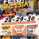 Immagine evento Festa Di Fine Estate – Villa D’almé a Villa d’Almè (BG) Festa Di Fine Estate - Villa D'almé a Villa d'Almè (BG) il 28 agosto - 30 agosto 2026
