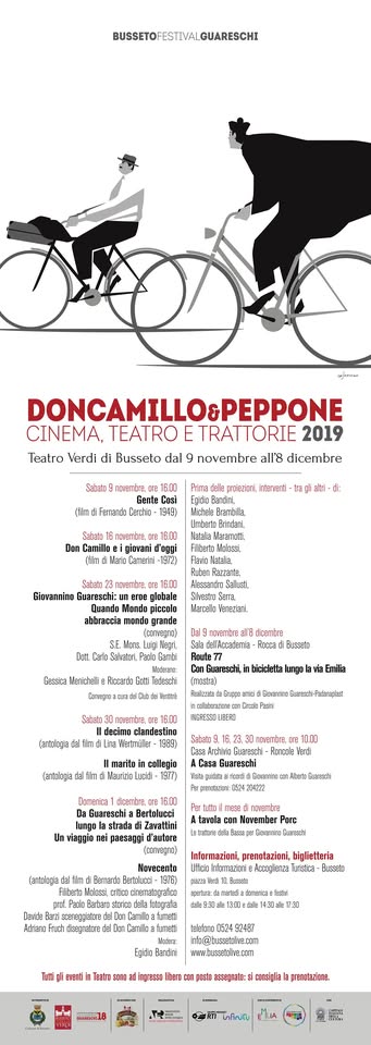 Evento Festival Guareschi – 23 novembre Locandina Festival Guareschi – 23 novembre - sabato 23 novembre ore 10:00 - 18:30