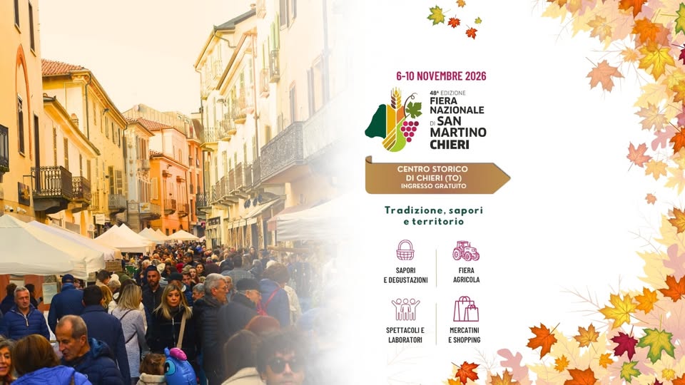 Evento Fiera di San Martino 2026 – 48º Edizione Locandina Fiera di San Martino 2026 – 48º Edizione - da venerdì 6 novembre - martedì 10 novembre 2026 ore 10:00 ore 20:00