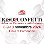 Immagine evento Fiera Riso&Confetti 2024 a Pordenone No photo description available.