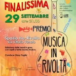 Immagine evento Finale Premio Musica in Rivolta a Bresso (MI) No photo description available.