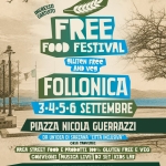 Immagine evento Free Food Festival Follonica – 3/4/5/6 Settembre – Piazza Nicola Guerrazzi a Follonica (GR) Free Food Festival Follonica - 3/4/5/6 Settembre - Piazza Nicola Guerrazzi a Follonica (GR) il 3 settembre - 6 settembre 2026