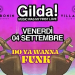 Immagine evento GILDA! Do You Wanna Funk! @VillaBonin a Vicenza (VI) GILDA! Do You Wanna Funk! @VillaBonin a Vicenza (VI) il 4 settembre 2026