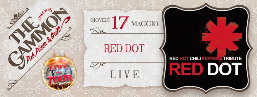 Evento Giovedì 17 Maggio Red Dot Red hot chili peppers Tribute Locandina Giovedì 17 Maggio Red Dot Red hot chili peppers Tribute - giovedì 17 maggio ore 22:00 - 01:00