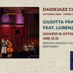Immagine evento Giuditta Franco 4Tet Feat. Lorenzo Simoni a Bertinoro (FC) Giuditta Franco 4Tet Feat. Lorenzo Simoni a Bertinoro (FC) il 15 ottobre 2026