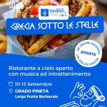 Immagine evento GR Agorà – La Grecia sotto le Stelle a Grado Pineta GR a Grado GR Agorà - La Grecia sotto le Stelle a Grado Pineta GR a Grado il 10 settembre - 13 settembre 2026