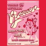 Immagine evento HELLNATION pres. Brower, Deadly Tonic, Goosy djset Olimpia & Felix Freakout Club a Bologna (BO) May be pop art of text that says "Hellr Helnaton:DanceCrazeepresentan Hellnation: Dance Crazee presentano: VENERDI 25 SETTEMBRE ከይመደዬ awver USAGlam'n'Roll DEADLY DEADLYTONIC TONIC nAPom Τήο R'N'R Hard ardMod GOOSY Firenze Power- FirenzePower-Pop Pop DJSET JUNKSHOP GLAM Olimpia+Felx Olimpia+ Felix evento riservato ai soci aics FREAKOUT CLUB"