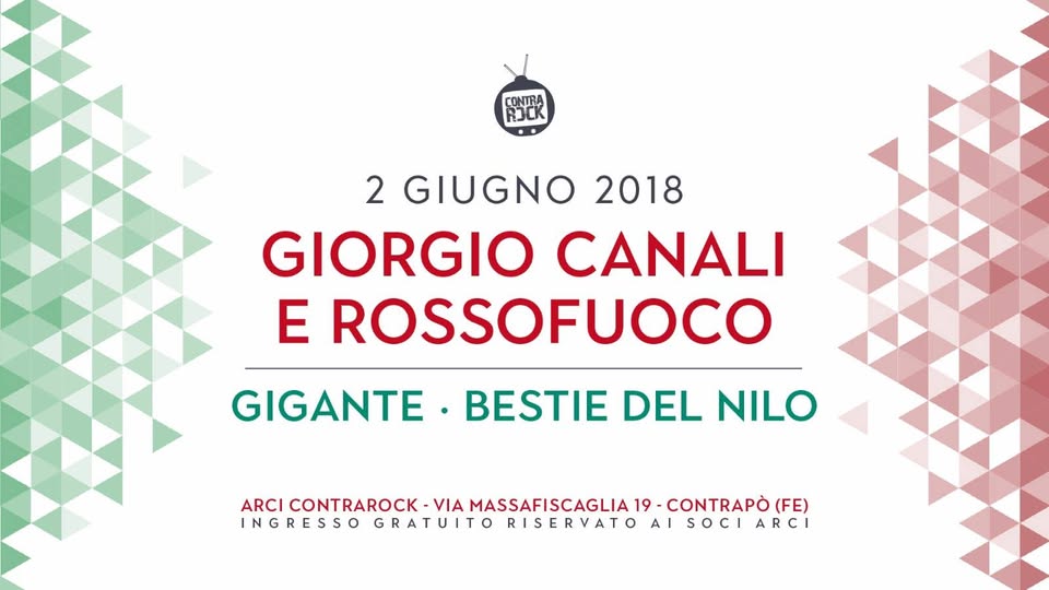 Evento Il 2 Giugno a Contrarock – È Festa Locandina Il 2 Giugno a Contrarock – È Festa - sabato 2 giugno ore 17:30 - 23:30