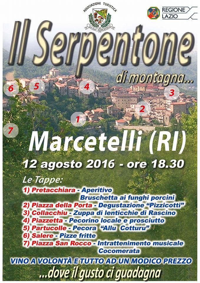 Evento Il Serpentone Locandina Il Serpentone - venerdì 12 agosto ore 18:30 - 03:00