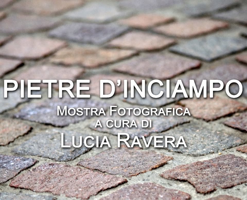 Evento INAUGURAZIONE Mostra fotografica “Pietre d’inciampo” di Lucia Ravera. Locandina INAUGURAZIONE Mostra fotografica “Pietre d’inciampo” di Lucia Ravera. - sabato 25 gennaio ore 16:00 - 18:00