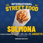 Immagine evento International Street Food Sulmona a Sulmona (AQ) International Street Food Sulmona a Sulmona (AQ) il 22 agosto - 25 agosto 2026