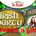 Immagine evento Irish Party con ANDREA ROCK – Live@ Trattoria da Guido a Fiorano Modenese (MO) No photo description available.