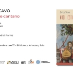 Immagine evento ISR – Presentazione “Voci estinte cantano” di ENRICO SCAVO a Ferrara (FE) May be a doodle of text that says "ENRICO SCAVO Voci estinte cantano Dialoga con l'autore Marialucia Menegatti Ferrara Decus Angela Siciliano Università degli Studi di Parma Enrico Scavo ESTINTE CanTAnO OTTO RACCONTI Mercoledì 23 settembre ore 17 Agnelli Biblioteca Ariostea, Sala COMUNE DIFERRARA ISTITUTO STUDI RINASCIMENTALI FEERARA MUSEI COMUNEDIFERRARA DMUNCDIFCEO FERRARA キ.. i Dipartimento dStudiu StudiUmanistici Umanisticl 아품도보산 MINU"