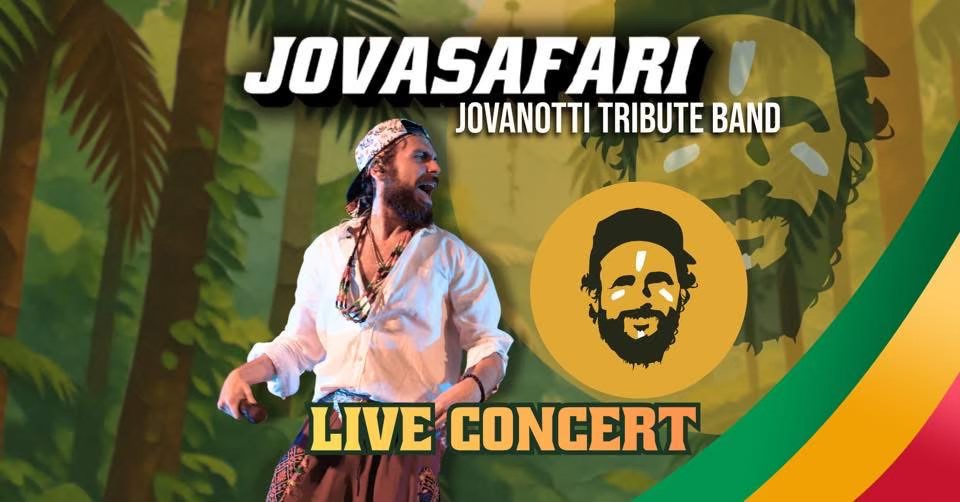Evento JOVASAFARI – Lorenzo Jovanotti Tribute Locandina JOVASAFARI – Lorenzo Jovanotti Tribute - sabato 29 agosto ore 21:30 - 23:30