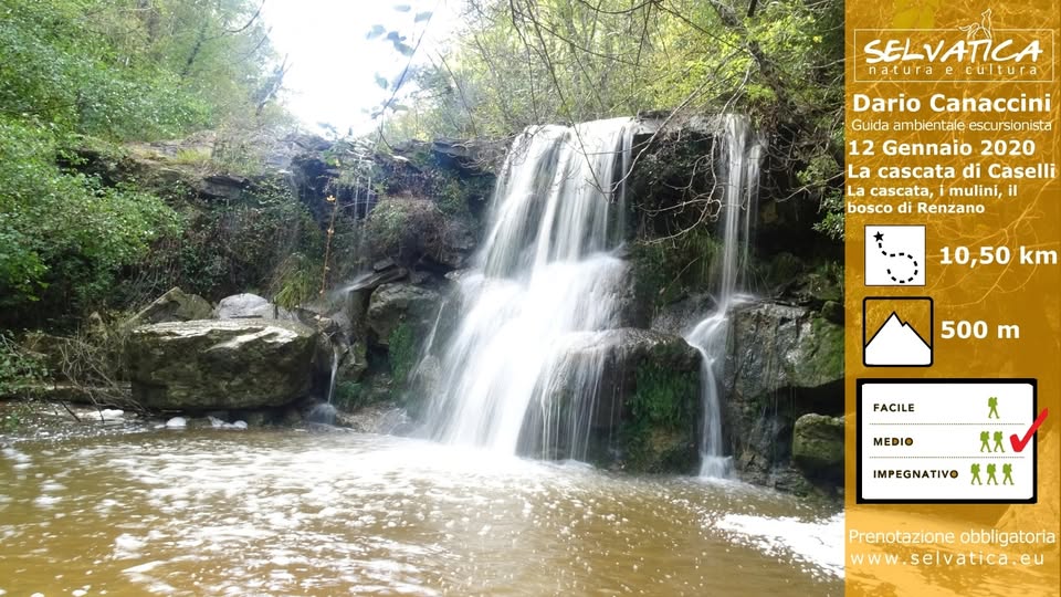 Evento La cascata di Caselli Locandina La cascata di Caselli - domenica 12 gennaio ore 09:00 - 16:00