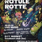 Immagine evento La grande festa di ROTULE ROTTE a Bologna (BO) La grande festa di ROTULE ROTTE a Bologna (BO) il 20 settembre 2026