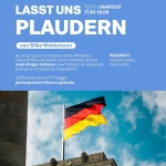 Immagine evento Lasst uns plaudern Conversazioni in tedesco a Riva del Garda (TN) Lasst uns plaudern Conversazioni in tedesco a Riva del Garda (TN) il 8 settembre settembre 2026 - 11 maggio 2027