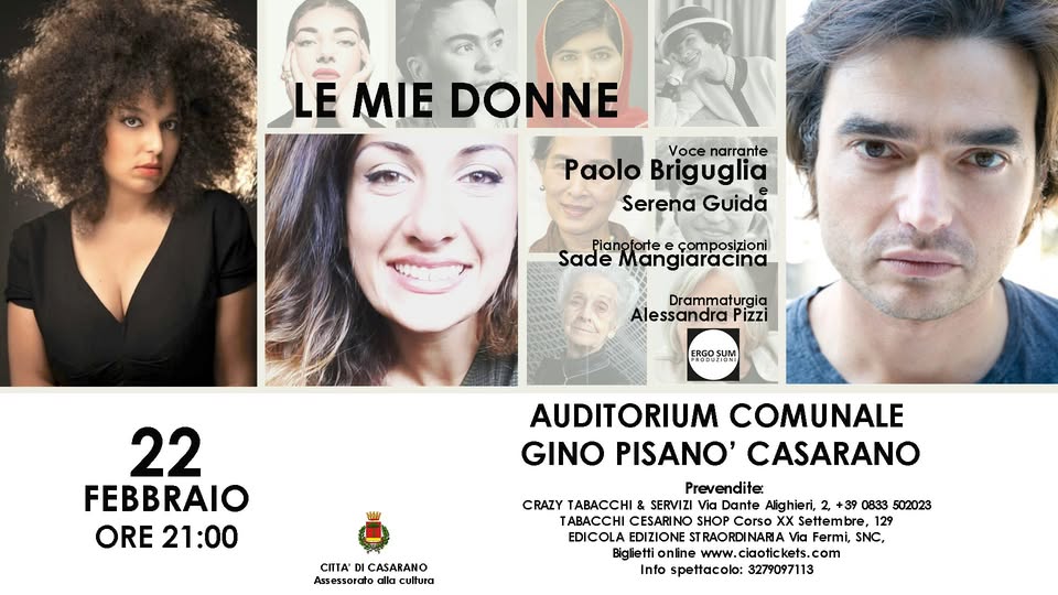 Evento Le mie donne Casarano Locandina Le mie donne Casarano - sabato 22 febbraio ore 21:00 - 00:00