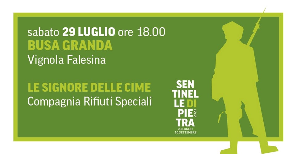 Evento Le signore delle cime Locandina Le signore delle cime - sabato 29 luglio ore 18:00 - 20:00