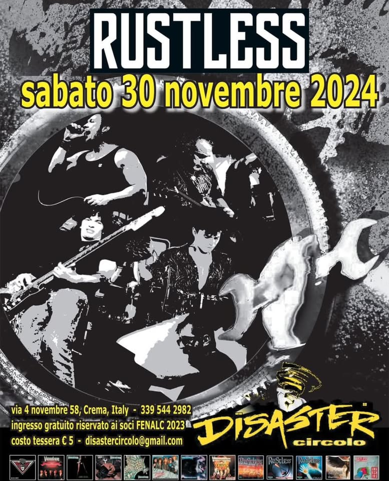 Evento live disaster Locandina live disaster - sabato 30 novembre ore 22:30 - 00:30