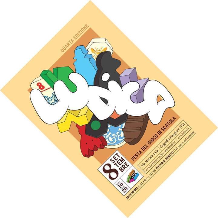Evento Ludica 2019 Locandina Ludica 2019 - domenica 8 settembre ore 10:00 - 20:00