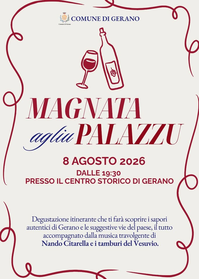 Evento Magnata agliu Palazzu Locandina Magnata agliu Palazzu - sabato 8 agosto ore 19:30 - 21:30
