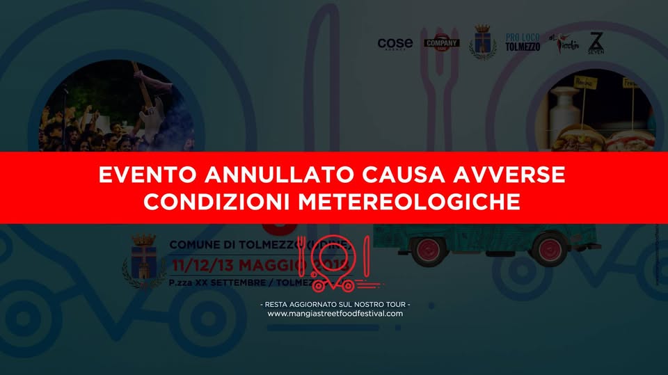 Evento Mangia Street Food Festival – Tolmezzo – 11 12 13 Maggio Locandina Mangia Street Food Festival – Tolmezzo – 11 12 13 Maggio - da venerdì 11 maggio - sabato 12 maggio 2018 ore 18:00 ore 00:00