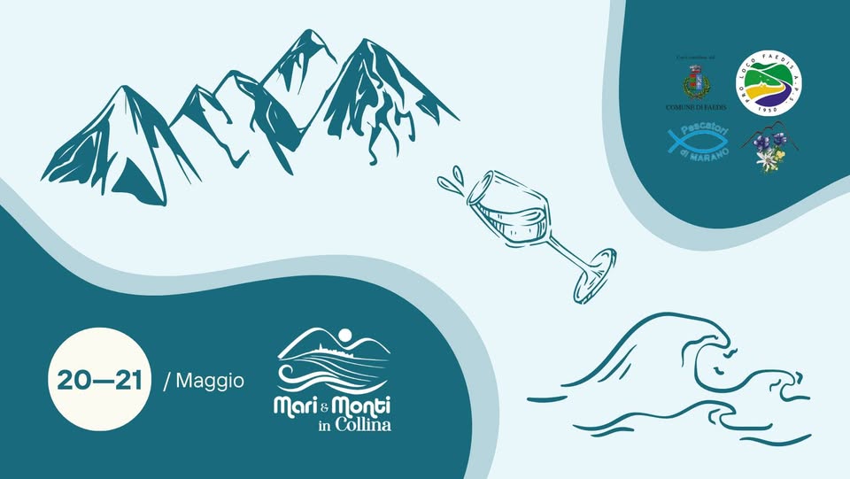Evento Mari e Monti in Collina 2023 Locandina Mari e Monti in Collina 2023 - da sabato 20 maggio - domenica 21 maggio 2023 ore 11:00 ore 16:00