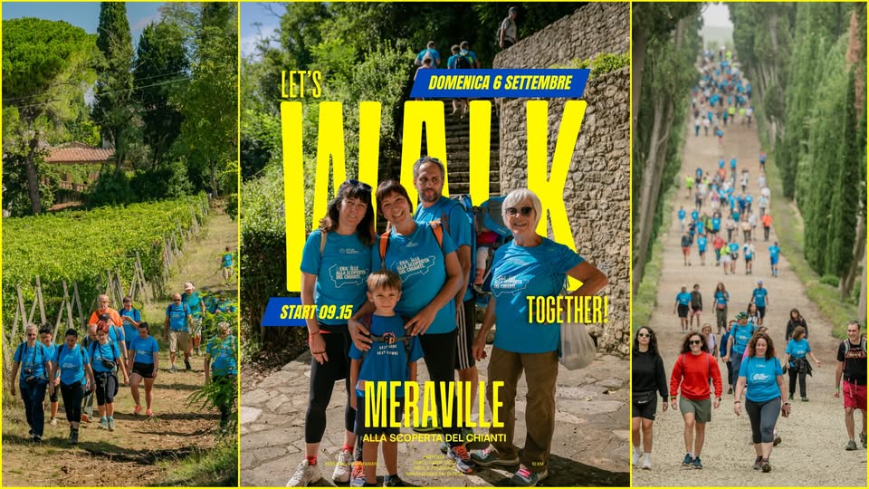 Evento MeraVille Alla scoperta del Chianti camminata lungo ville storiche e paesaggi mozzafiato Locandina MeraVille Alla scoperta del Chianti camminata lungo ville storiche e paesaggi mozzafiato - domenica 6 settembre ore 09:15 - 11:15