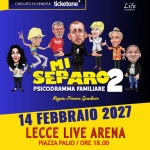Immagine evento Mi Separo2 A Lecce a Lecce (LE) Mi Separo2 A Lecce a Lecce (LE) il 14 febbraio 2027