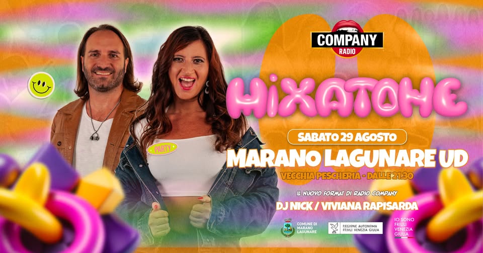 Evento Mixatone – Marano Lagunare Locandina Mixatone – Marano Lagunare - sabato 29 agosto ore 21:30 - 23:30