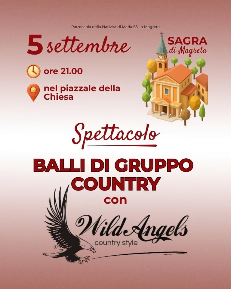 Evento Modena Country, sagra di Magreta Locandina Modena Country, sagra di Magreta - sabato 5 settembre ore 21:00 - 23:00